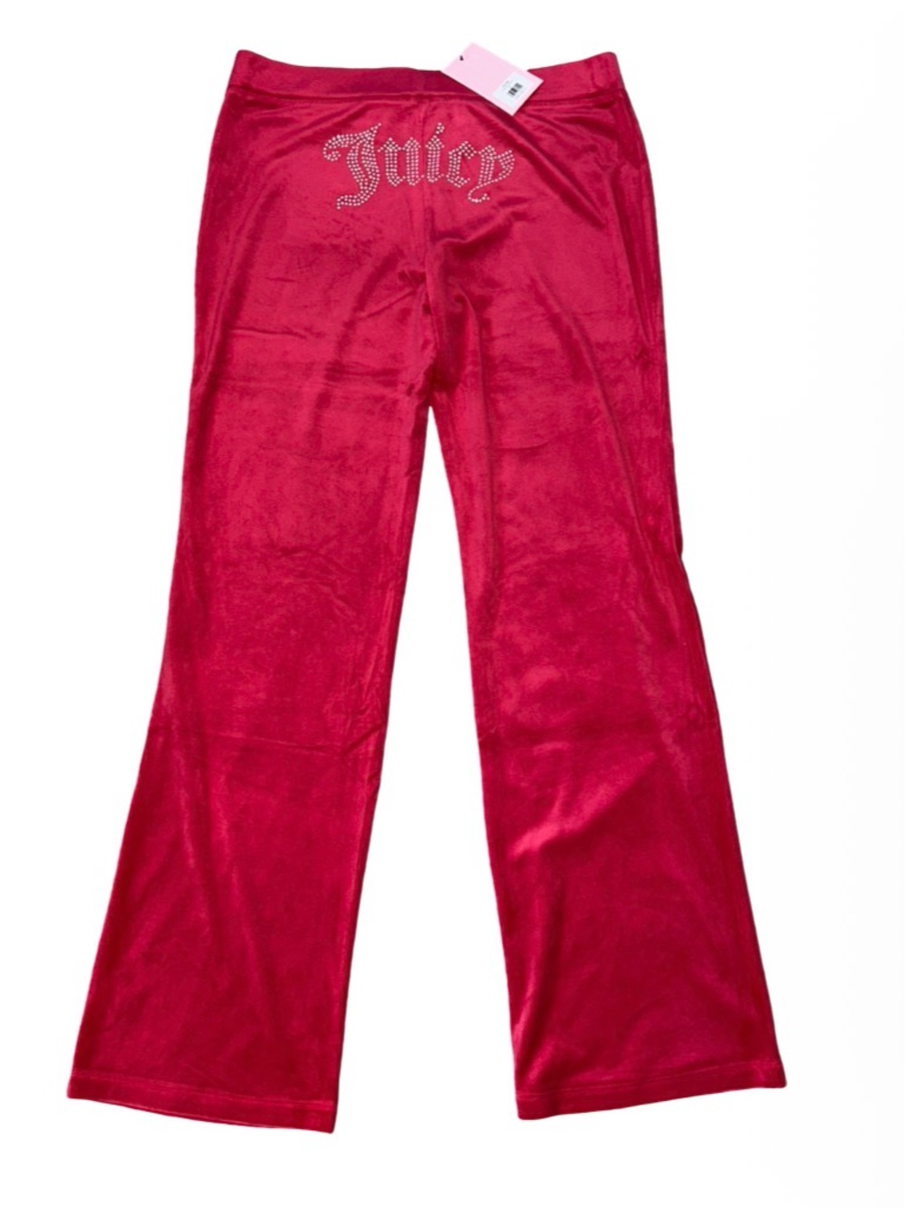 JUICY COUTURE COCO RED OG BLING RHINESTONE VELOUR TRACKSUIT SWEATSUIT NWT